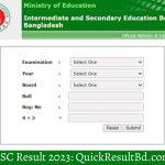 ssc result 2023 education board